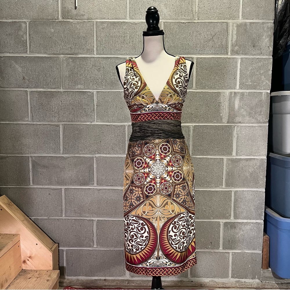 Nicole Miller silk dress.